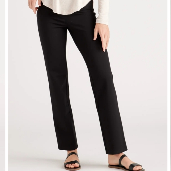 Quince black straight leg pants - Picture 1 of 16